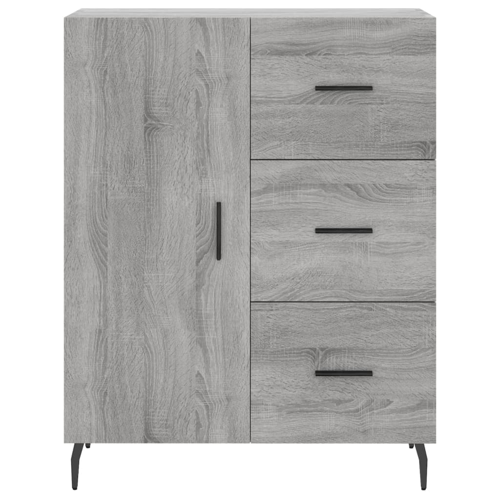 vidaXL Ντουλάπι Γκρι Sonoma 69,5 x 34 x 90 εκ. από Επεξεργασμένο Ξύλο