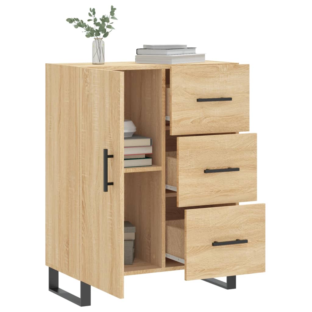 vidaXL Ντουλάπι Sonoma Δρυς 69,5 x 34 x 90 εκ. από Επεξεργασμένο Ξύλο