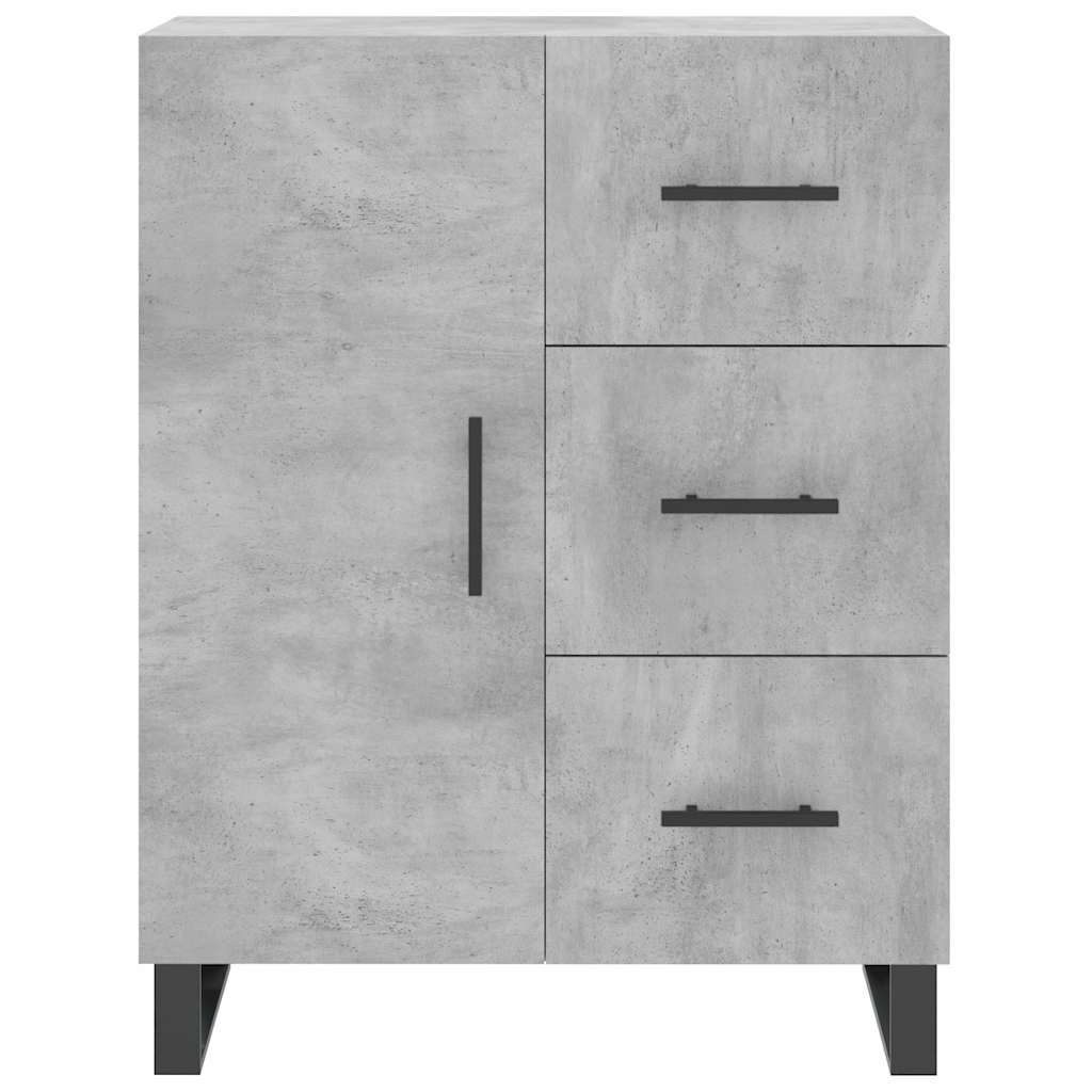 vidaXL Ντουλάπι Γκρι Σκυροδέματος 69,5x34x90 εκ. Επεξεργασμένο Ξύλο