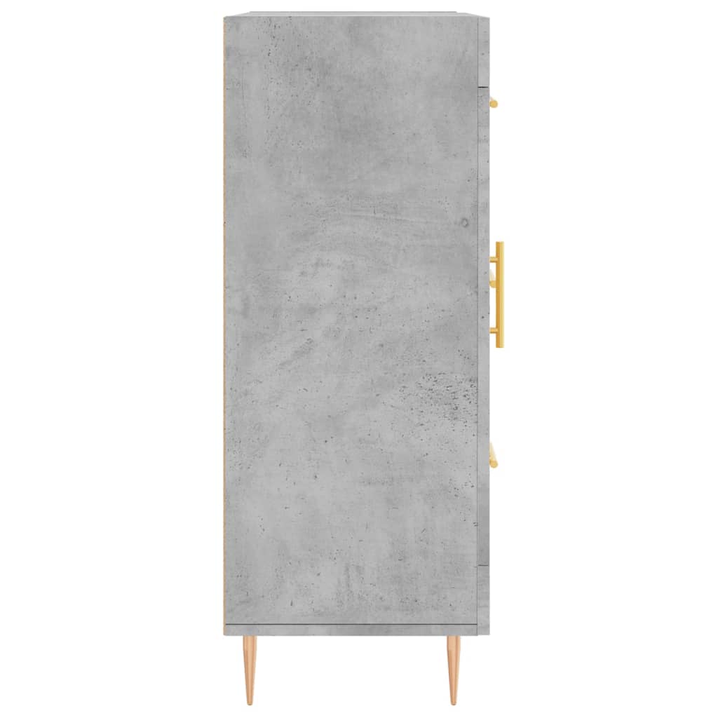 vidaXL Ντουλάπι Γκρι Σκυροδέματος 69,5x34x90 εκ. Επεξεργασμένο Ξύλο
