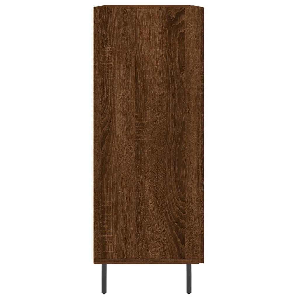 vidaXL Ντουλάπι Καφέ Δρυς 69,5 x 34 x 90 εκ. Επεξεργασμένο Ξύλο
