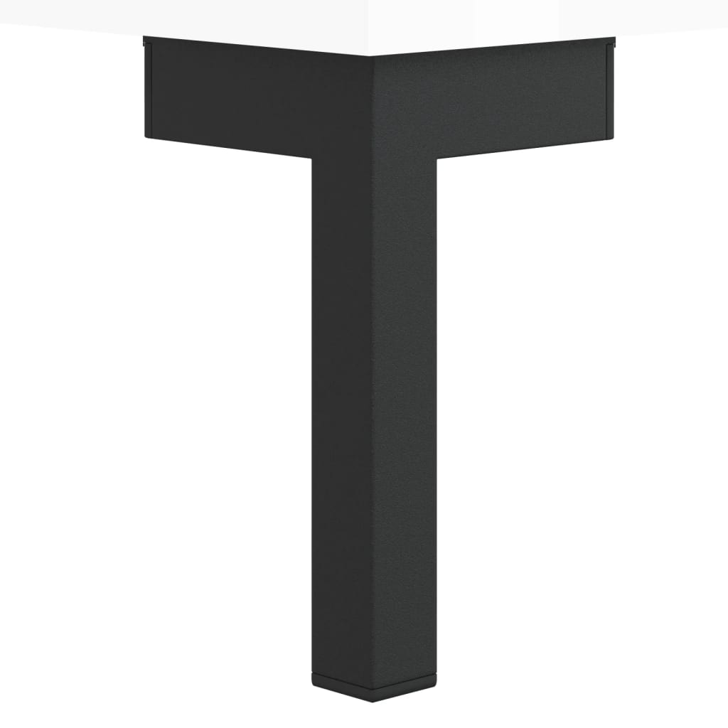 vidaXL Βιβλιοθήκη Γυαλιστερό Λευκό 69,5x32,5x90 εκ. Επεξεργασμένο Ξύλο