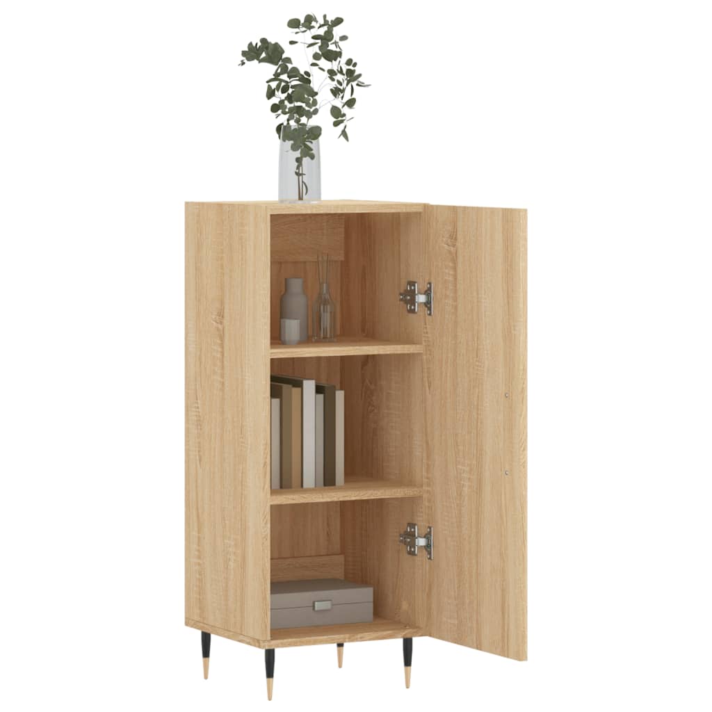 vidaXL Ντουλάπι Sonoma Δρυς 34,5x34x90 εκ. από Επεξεργασμένο Ξύλο