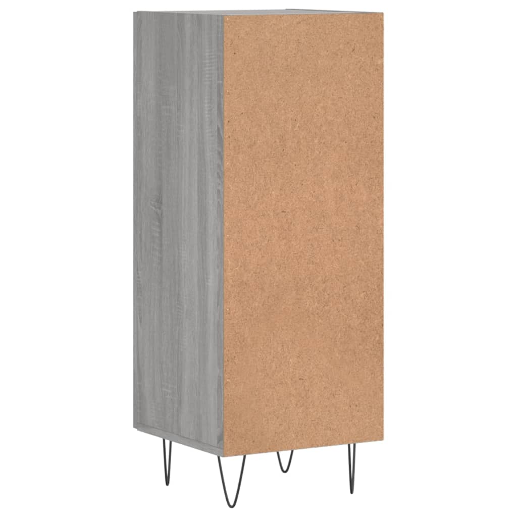 vidaXL Ντουλάπι Γκρι Sonoma 34,5x34x90 εκ. από Επεξεργασμένο Ξύλο