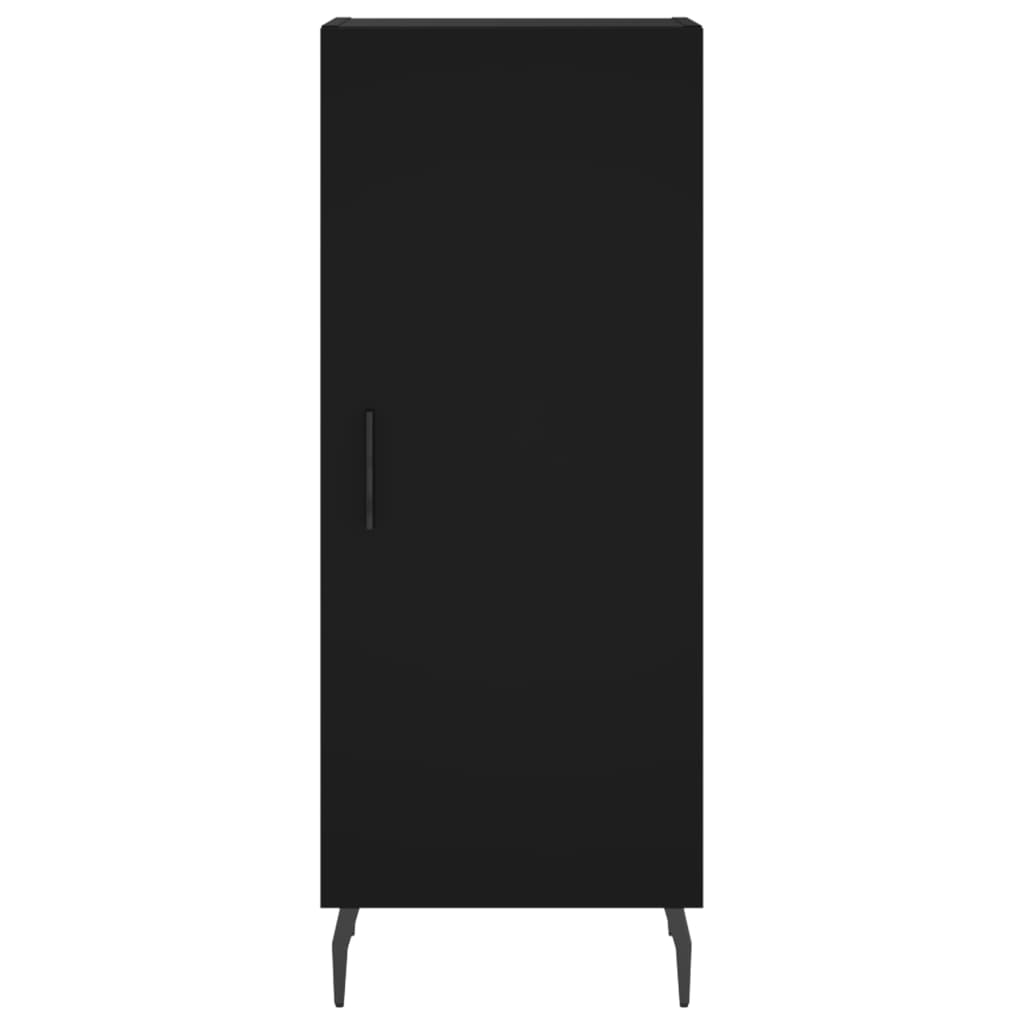 vidaXL Ντουλάπι Μαύρο 34,5 x 34 x 90 εκ. από Επεξεργασμένο Ξύλο