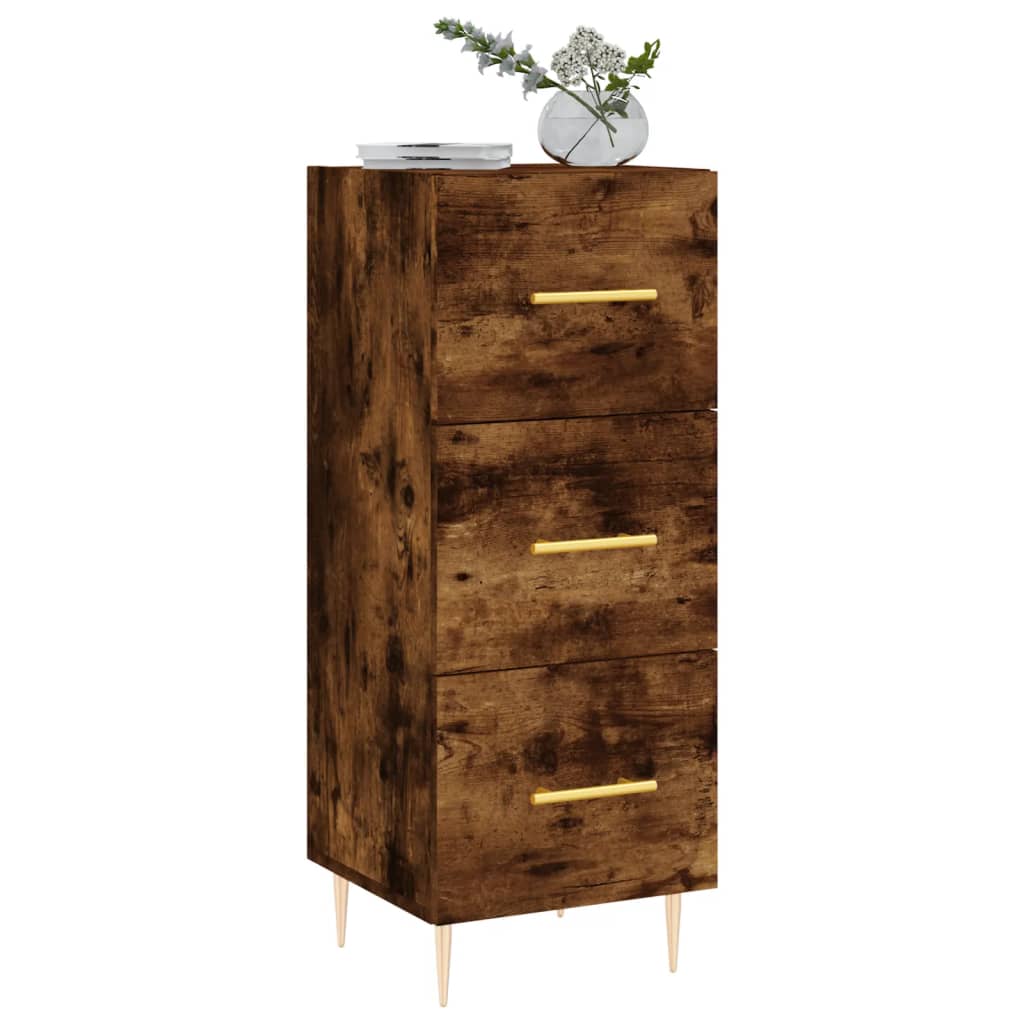 vidaXL Ντουλάπι Καπνιστή Δρυς 34,5 x 34 x 90 εκ. Επεξεργασμένο Ξύλο