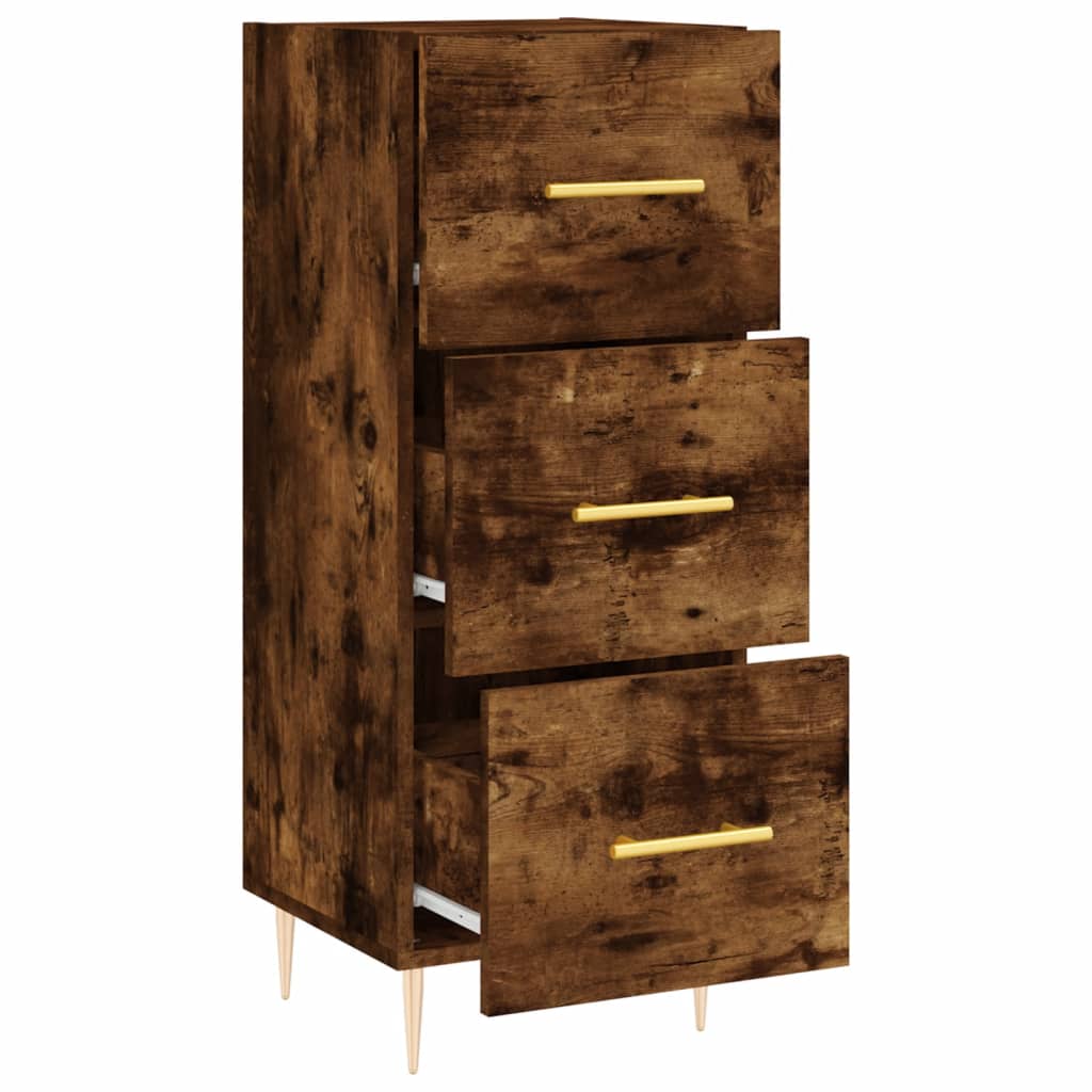 vidaXL Ντουλάπι Καπνιστή Δρυς 34,5 x 34 x 90 εκ. Επεξεργασμένο Ξύλο