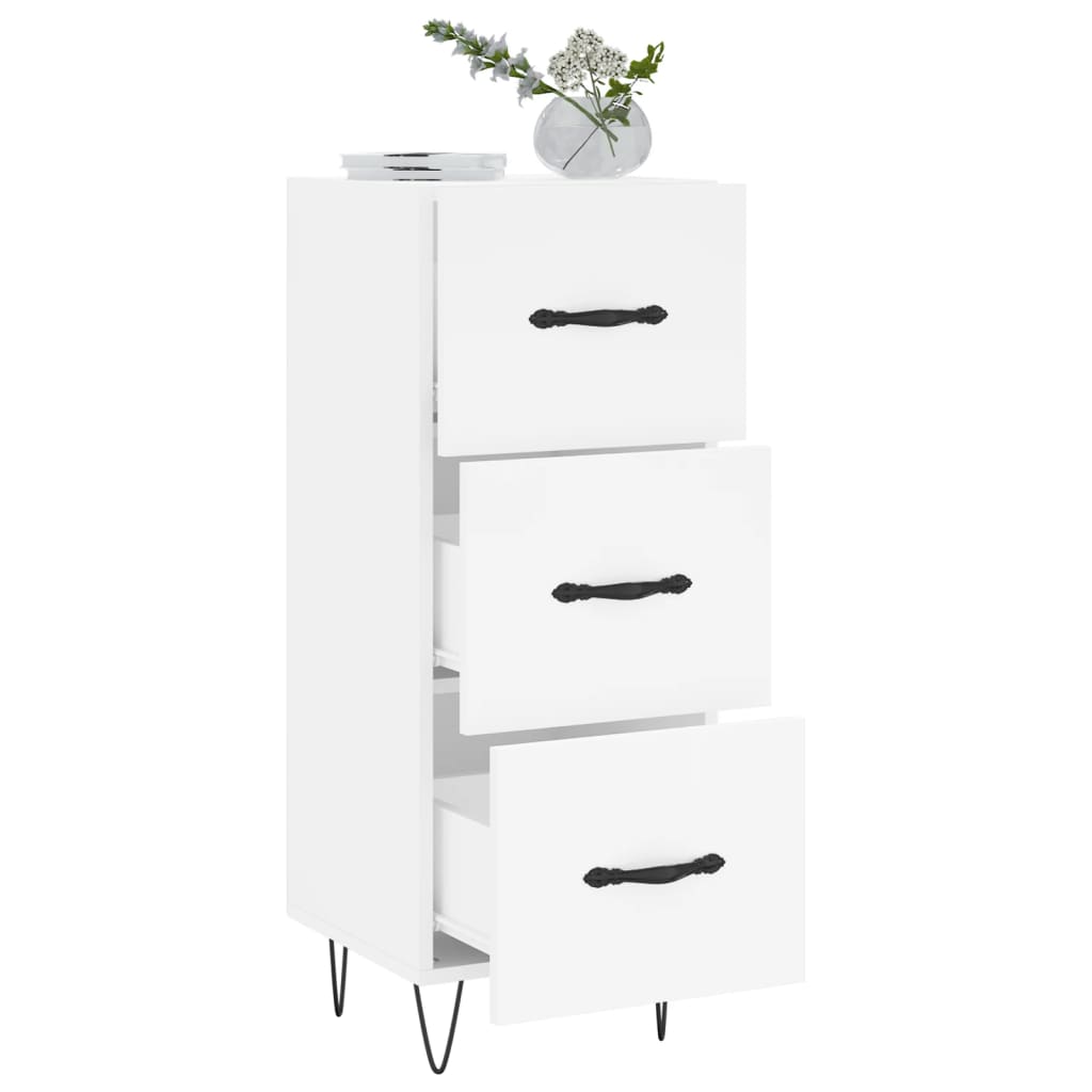vidaXL Ντουλάπι Λευκό 34,5 x 34 x 90 εκ. από Επεξεργασμένο Ξύλο