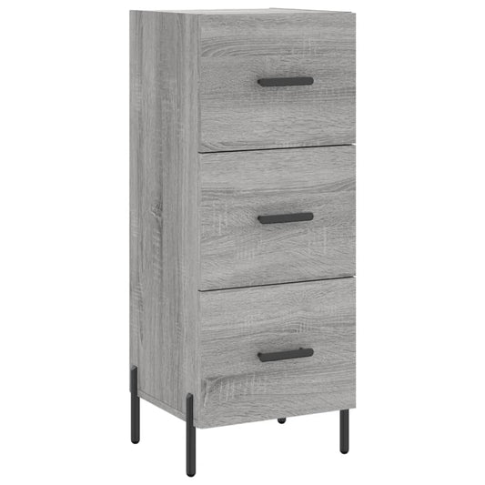 vidaXL Ντουλάπι Γκρι Sonoma 34,5x34x90 εκ. από Επεξεργασμένο Ξύλο