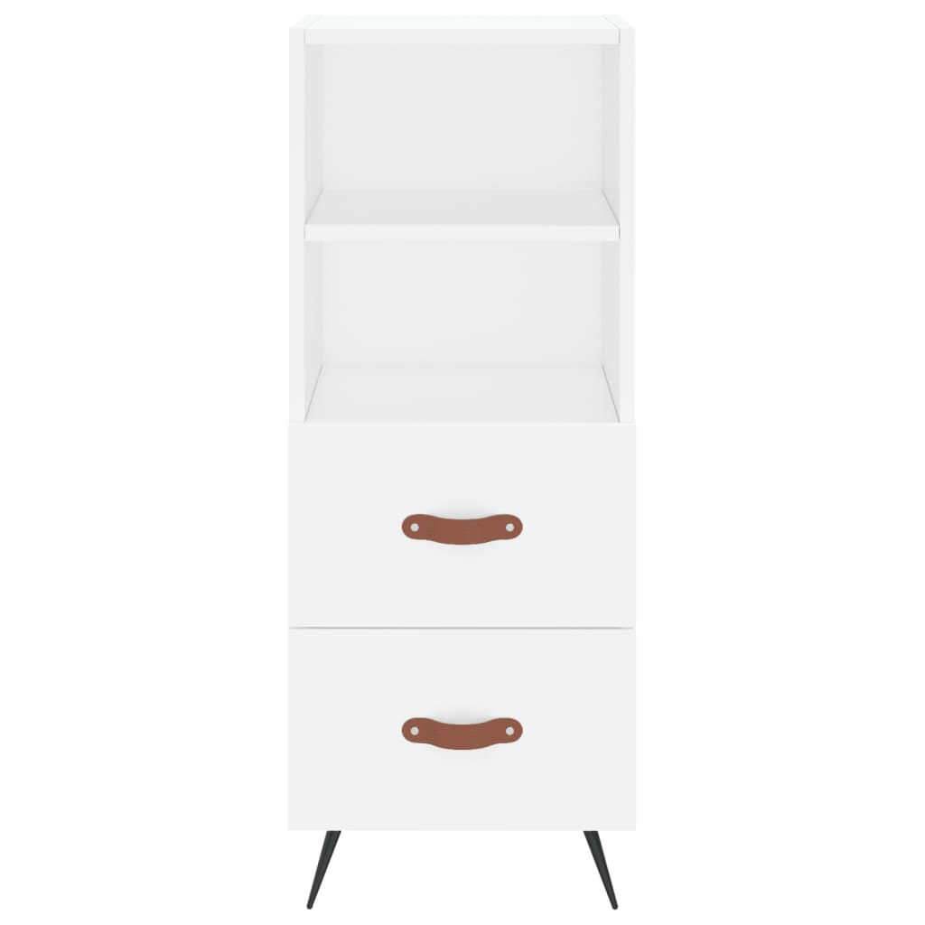 vidaXL Ντουλάπι Λευκό 34,5 x 34 x 90 εκ. από Επεξεργασμένο Ξύλο