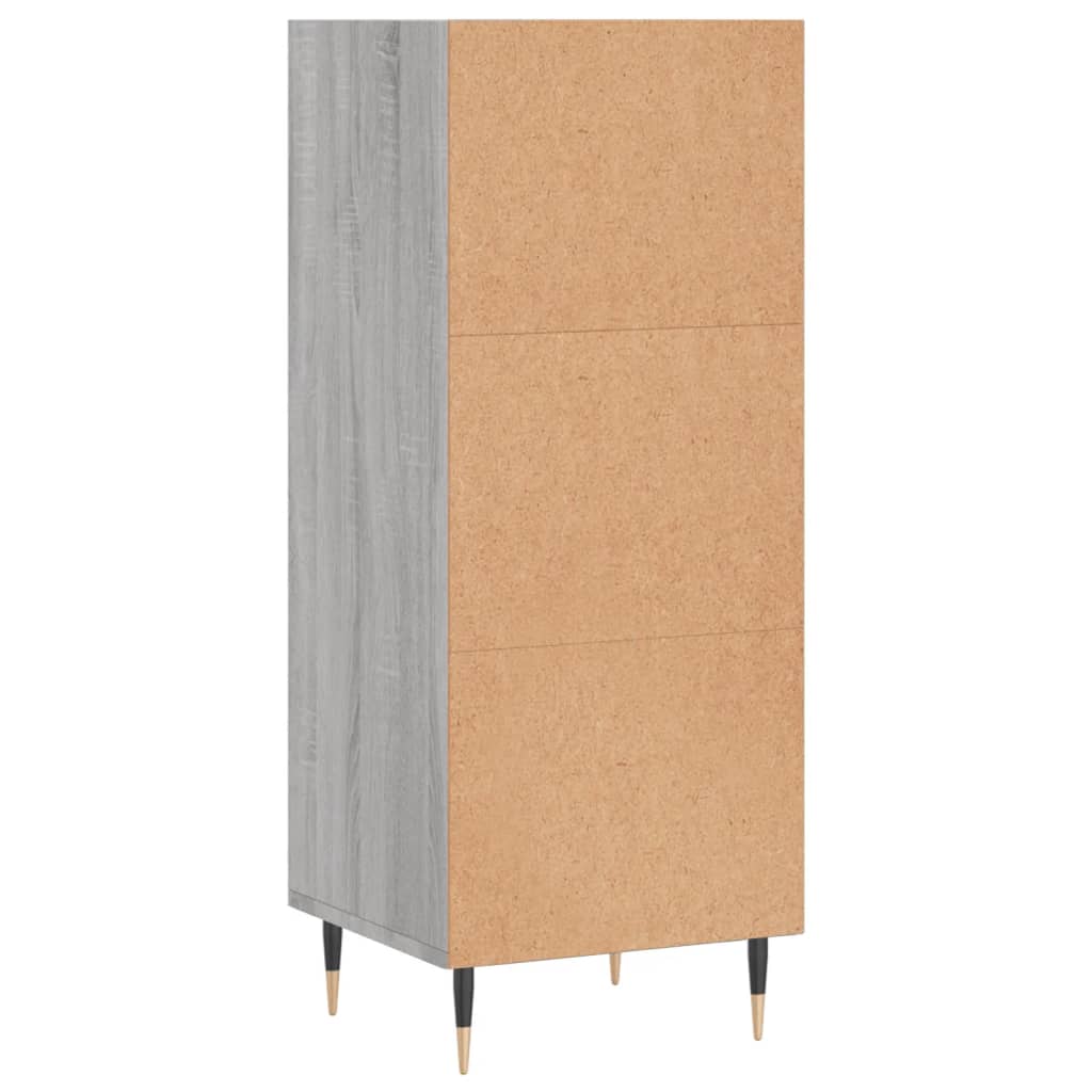 vidaXL Ντουλάπι Γκρι sonoma 34,5x32,5x90εκ. από Επεξεργασμένο Ξύλο