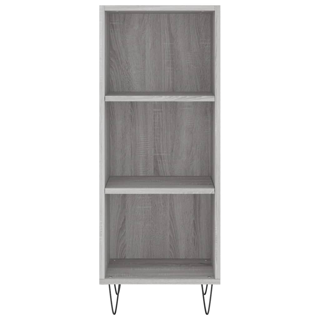 vidaXL Ντουλάπι Γκρι sonoma 34,5x32,5x90εκ. από Επεξεργασμένο Ξύλο