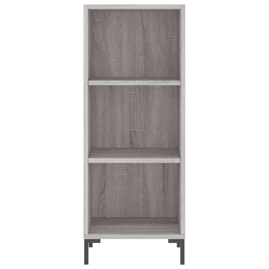 vidaXL Ντουλάπι Γκρι sonoma 34,5x32,5x90εκ. από Επεξεργασμένο Ξύλο