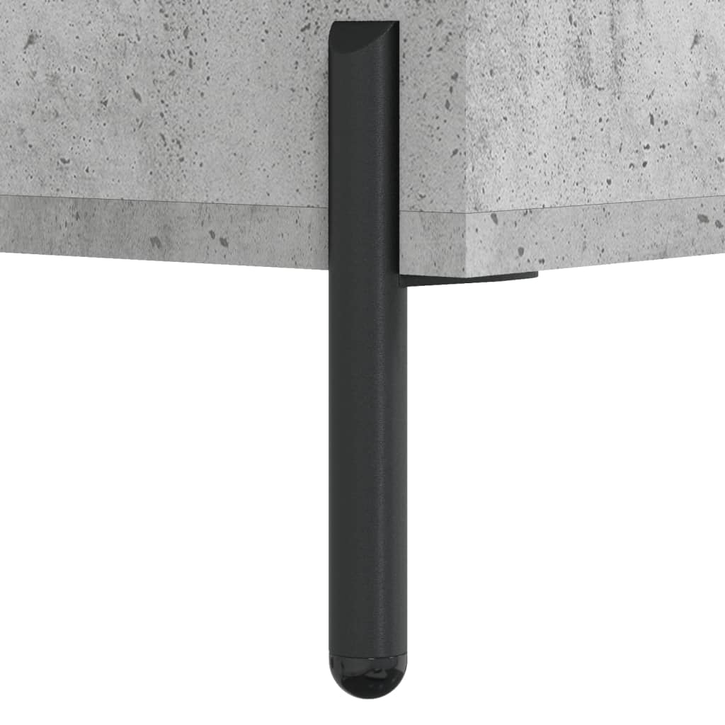 vidaXL Ντουλάπι Γκρι Σκυροδέματος 34,5x32,5x90 εκ. Επεξεργασμένο Ξύλο