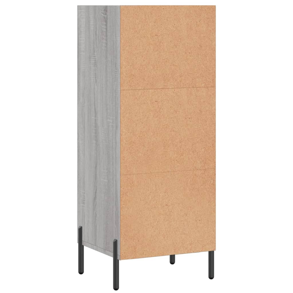 vidaXL Ντουλάπι Γκρι sonoma 34,5x32,5x90εκ. από Επεξεργασμένο Ξύλο