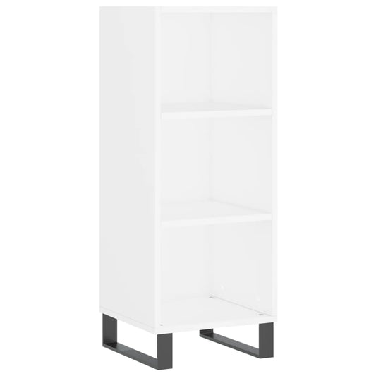 vidaXL Ντουλάπι Λευκό 34,5x32,5x90 εκ. Επεξεργασμένο Ξύλο