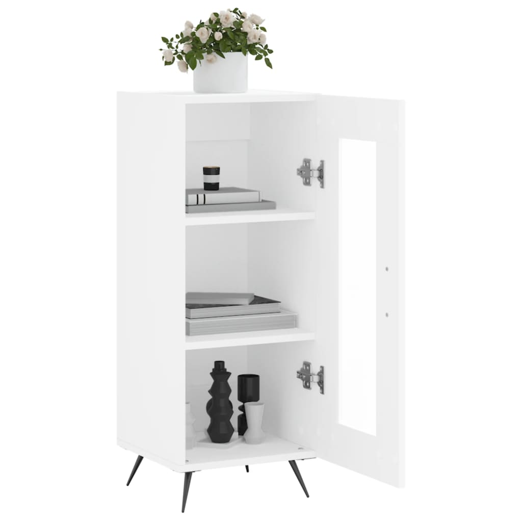 vidaXL Ντουλάπι Λευκό 34,5 x 34 x 90 εκ. από Επεξεργασμένο Ξύλο
