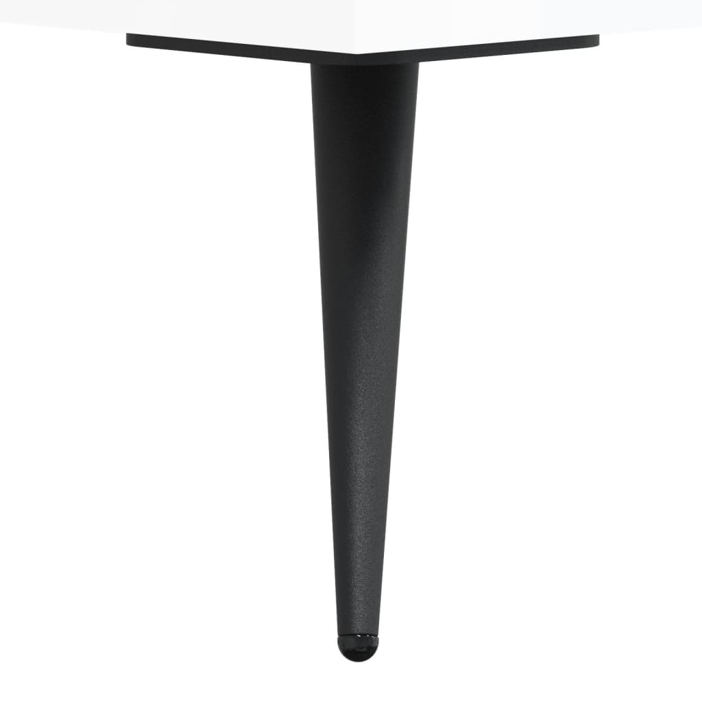 vidaXL Ντουλάπι Γυαλιστερό Λευκό 34,5x34x90 εκ. Επεξεργασμένο Ξύλο