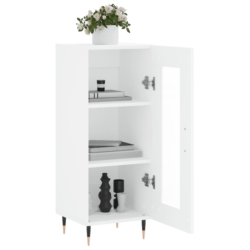 vidaXL Ντουλάπι Λευκό 34,5 x 34 x 90 εκ. από Επεξεργασμένο Ξύλο