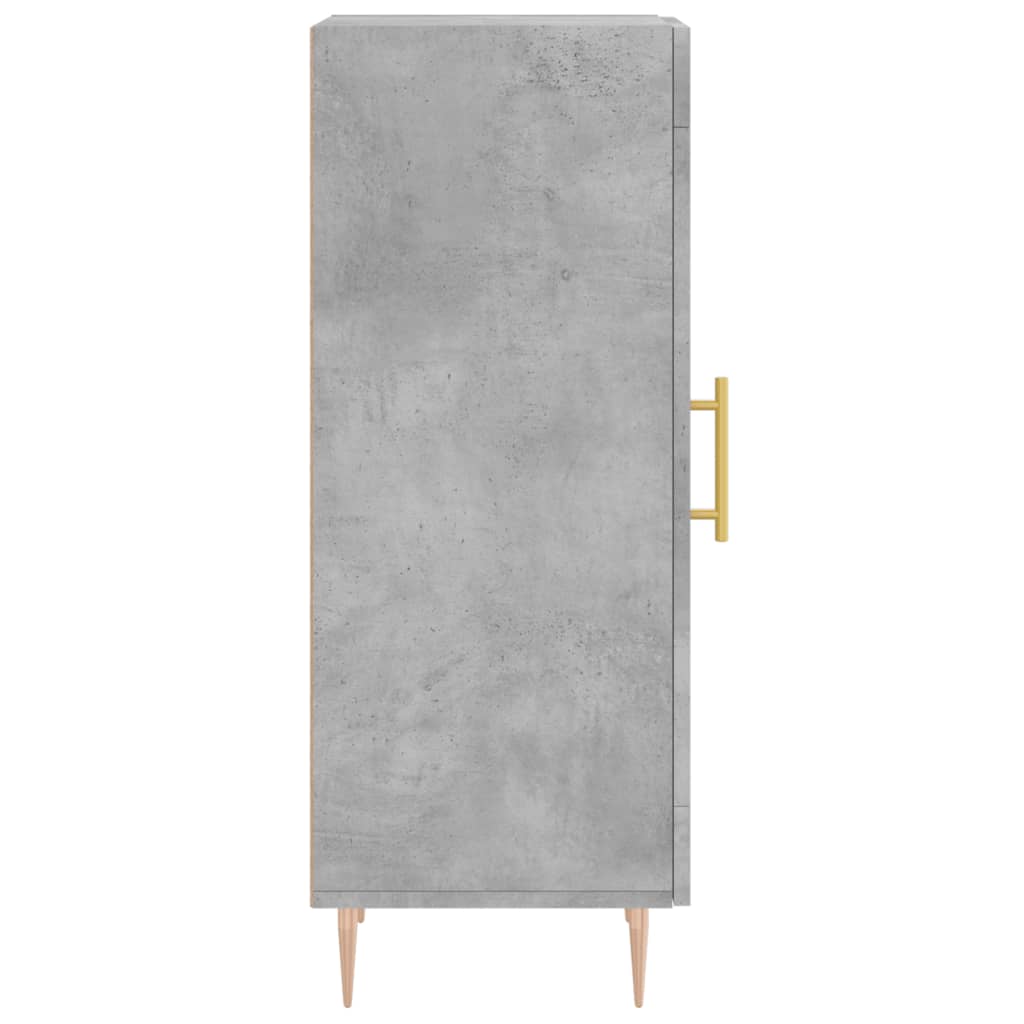vidaXL Ντουλάπι Γκρι Σκυροδέματος 34,5x34x90 εκ. Επεξεργασμένο Ξύλο