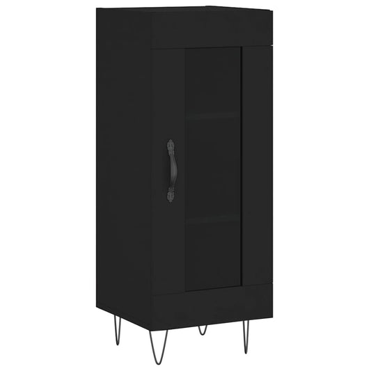 vidaXL Ντουλάπι Μαύρο 34,5 x 34 x 90 εκ. από Επεξεργασμένο Ξύλο