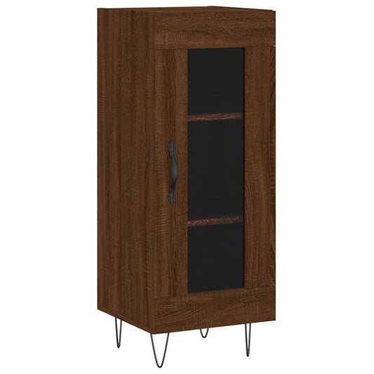 vidaXL Ντουλάπι Καφέ Δρυς 34,5 x 34 x 90 εκ. Επεξεργασμένο Ξύλο