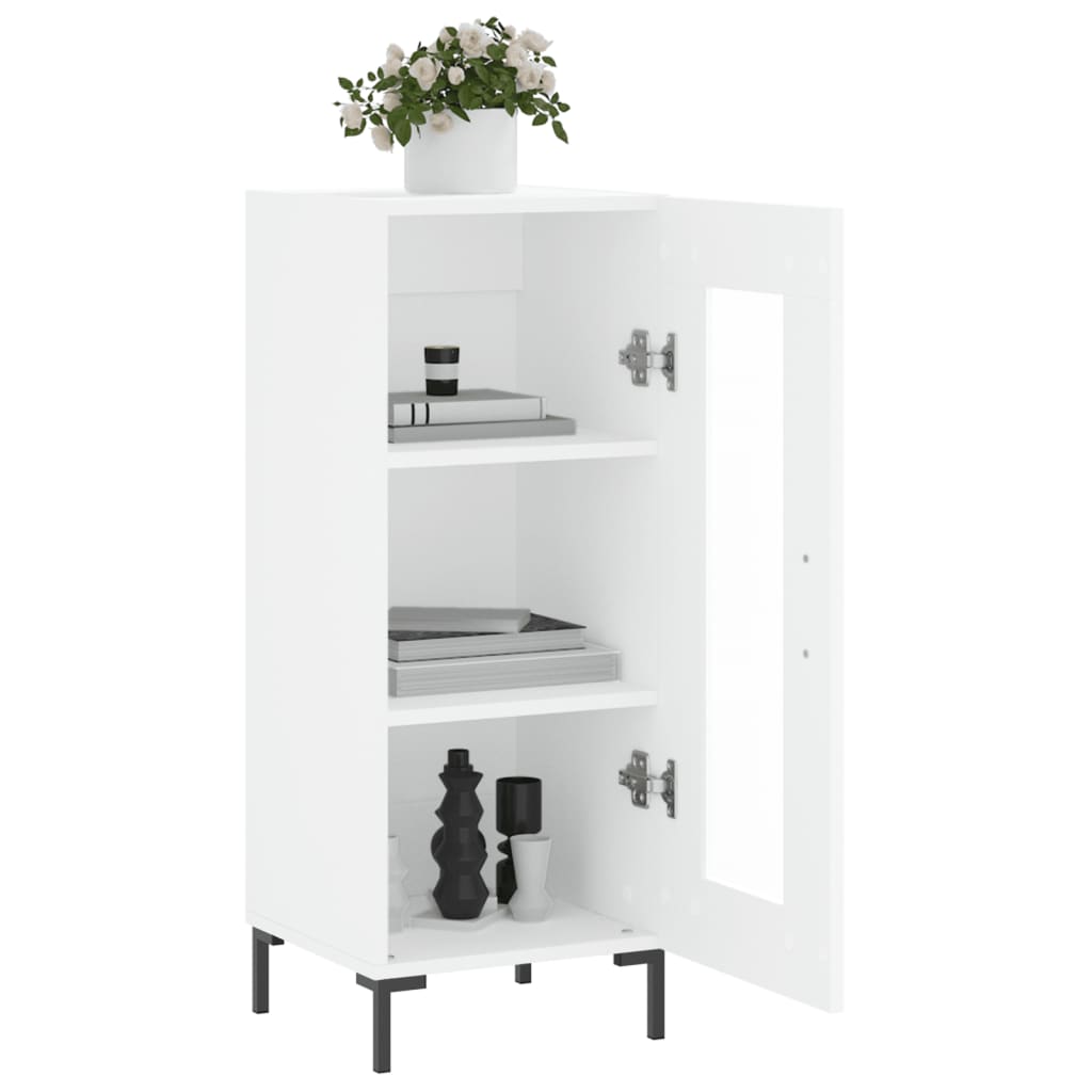 vidaXL Ντουλάπι Λευκό 34,5 x 34 x 90 εκ. από Επεξεργασμένο Ξύλο