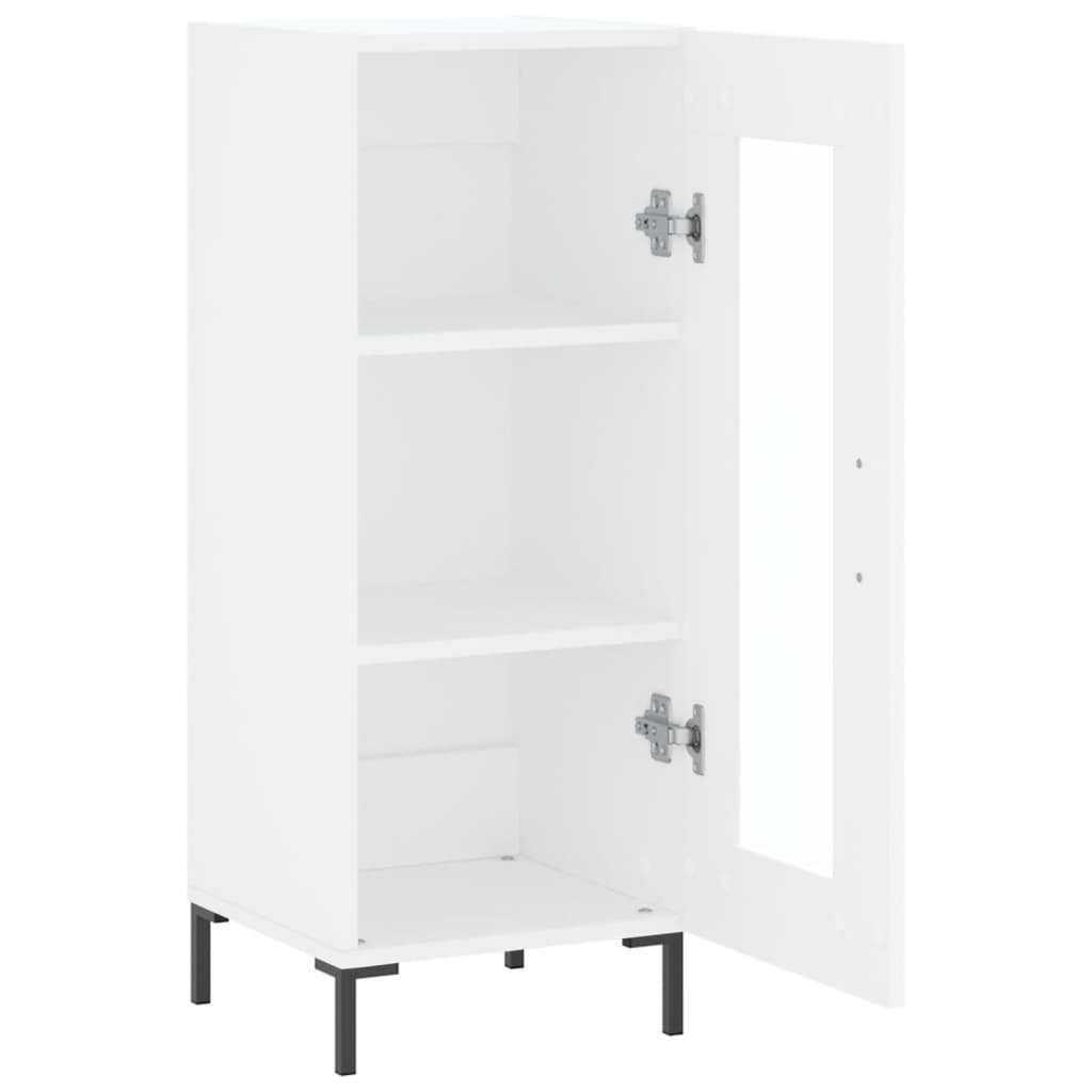 vidaXL Ντουλάπι Λευκό 34,5 x 34 x 90 εκ. από Επεξεργασμένο Ξύλο