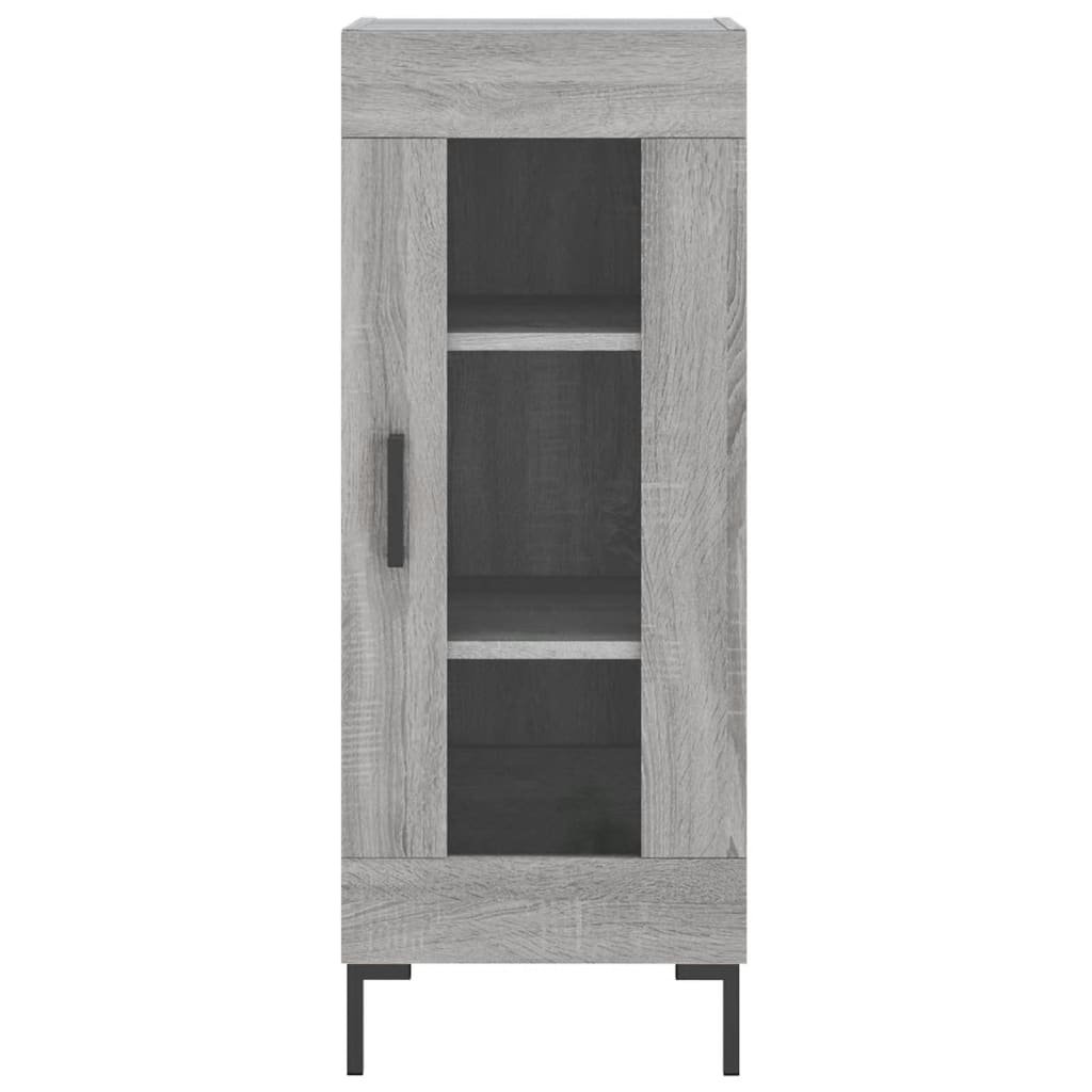 vidaXL Ντουλάπι Γκρι Sonoma 34,5x34x90 εκ. από Επεξεργασμένο Ξύλο