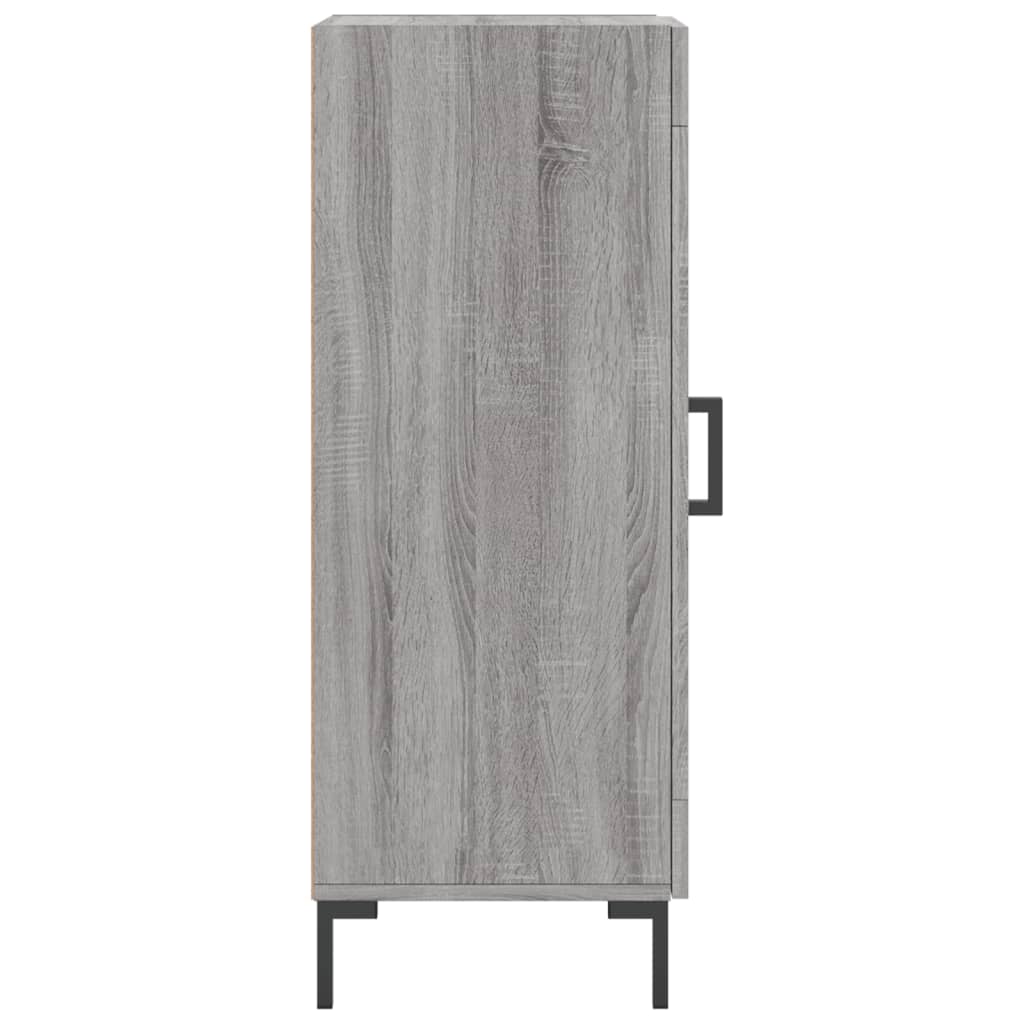 vidaXL Ντουλάπι Γκρι Sonoma 34,5x34x90 εκ. από Επεξεργασμένο Ξύλο