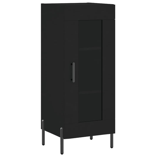 vidaXL Ντουλάπι Μαύρο 34,5 x 34 x 90 εκ. από Επεξεργασμένο Ξύλο
