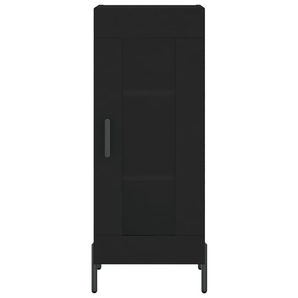 vidaXL Ντουλάπι Μαύρο 34,5 x 34 x 90 εκ. από Επεξεργασμένο Ξύλο