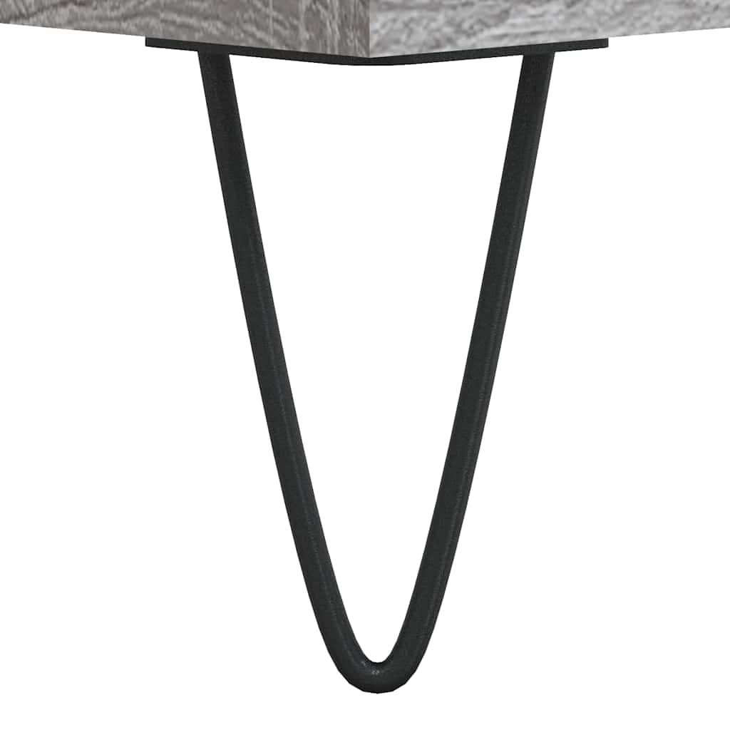 vidaXL Πλαϊνό γραφείο Γκρι sonoma 69,5 x 34 x 90 εκ.