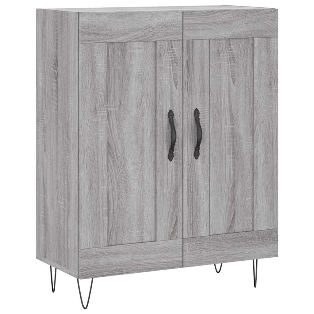 vidaXL Πλαϊνό γραφείο Γκρι sonoma 69,5 x 34 x 90 εκ.