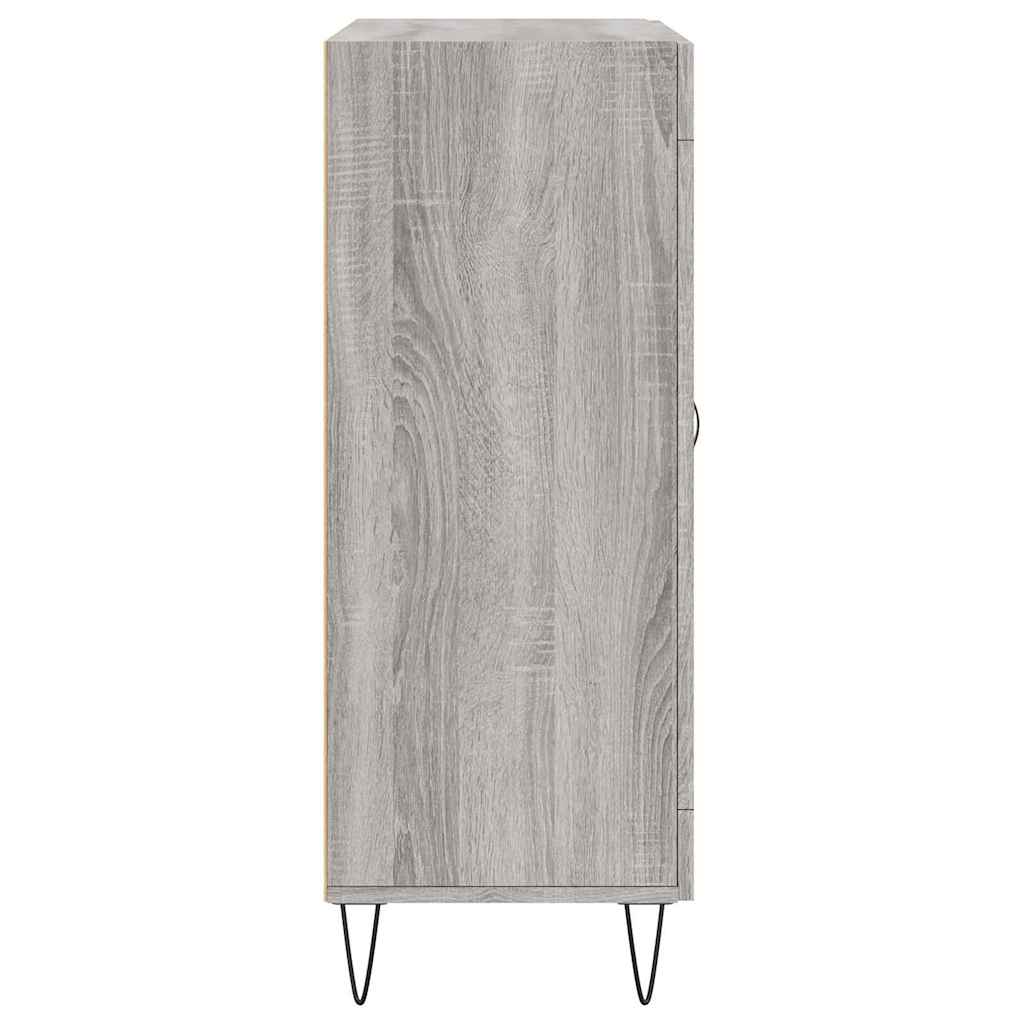 vidaXL Πλαϊνό γραφείο Γκρι sonoma 69,5 x 34 x 90 εκ.