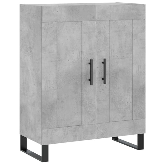 vidaXL Ντουλάπι Γκρι Σκυροδέματος 69,5x34x90 εκ. Επεξεργασμένο Ξύλο