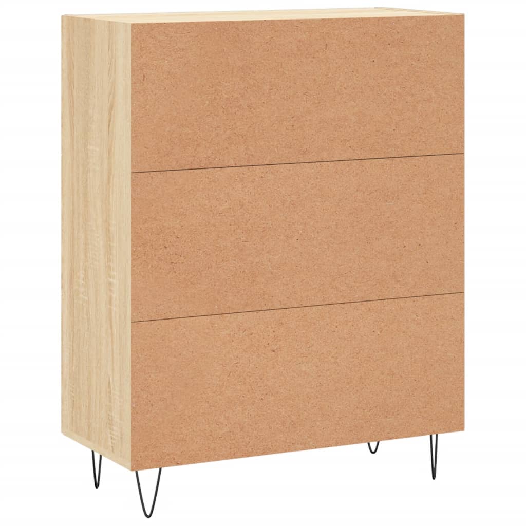 vidaXL Ντουλάπι Sonoma Δρυς 69,5 x 34 x 90 εκ. από Επεξεργασμένο Ξύλο
