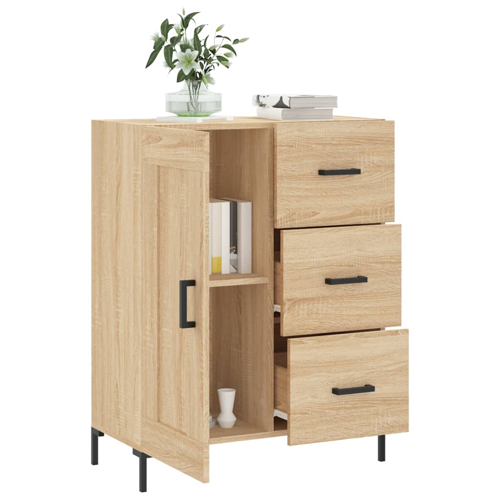 vidaXL Ντουλάπι Sonoma Δρυς 69,5 x 34 x 90 εκ. από Επεξεργασμένο Ξύλο