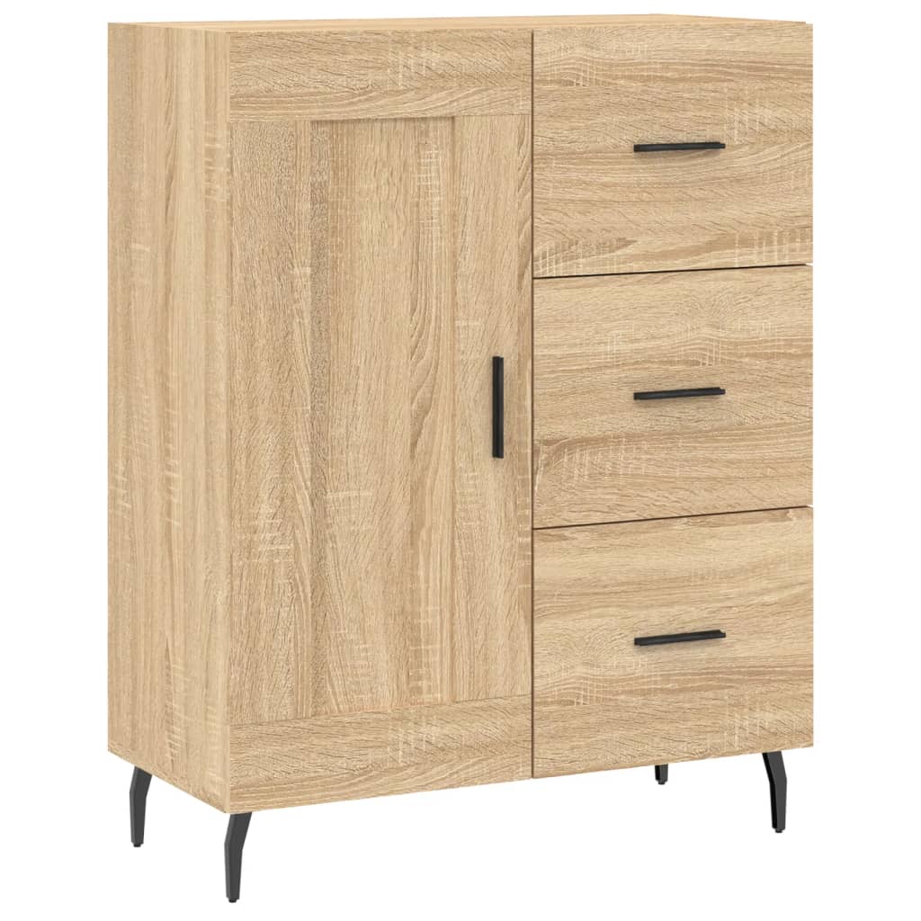 vidaXL Ντουλάπι Sonoma Δρυς 69,5 x 34 x 90 εκ. από Επεξεργασμένο Ξύλο