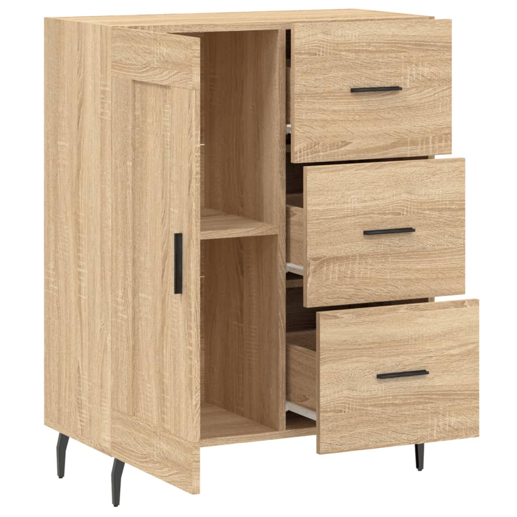 vidaXL Ντουλάπι Sonoma Δρυς 69,5 x 34 x 90 εκ. από Επεξεργασμένο Ξύλο
