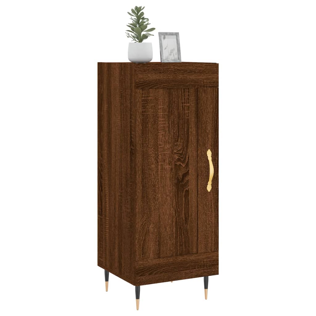 vidaXL Ντουλάπι Καφέ Δρυς 34,5 x 34 x 90 εκ. Επεξεργασμένο Ξύλο