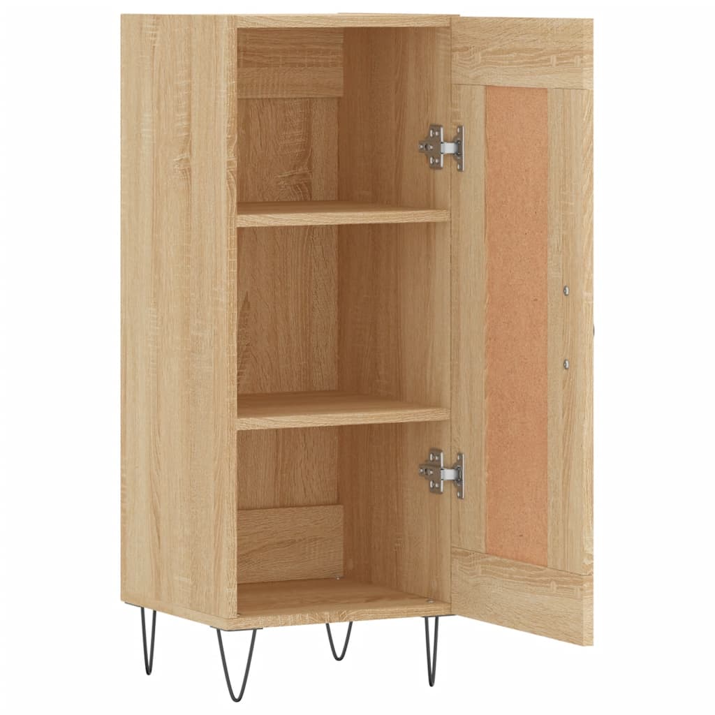 vidaXL Ντουλάπι Sonoma Δρυς 34,5x34x90 εκ. από Επεξεργασμένο Ξύλο