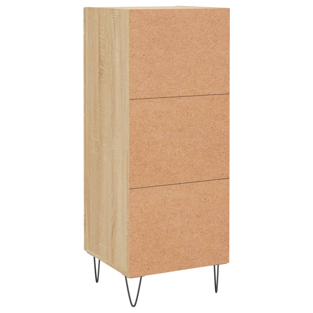 vidaXL Ντουλάπι Sonoma Δρυς 34,5x34x90 εκ. από Επεξεργασμένο Ξύλο