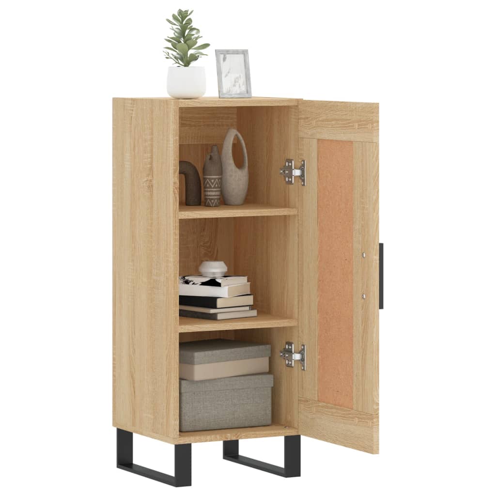 vidaXL Ντουλάπι Sonoma Δρυς 34,5x34x90 εκ. από Επεξεργασμένο Ξύλο