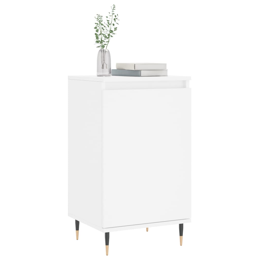 vidaXL Ντουλάπια 2 τεμ. Λευκά 40 x 35 x 70 εκ. από Επεξεργασμένο Ξύλο