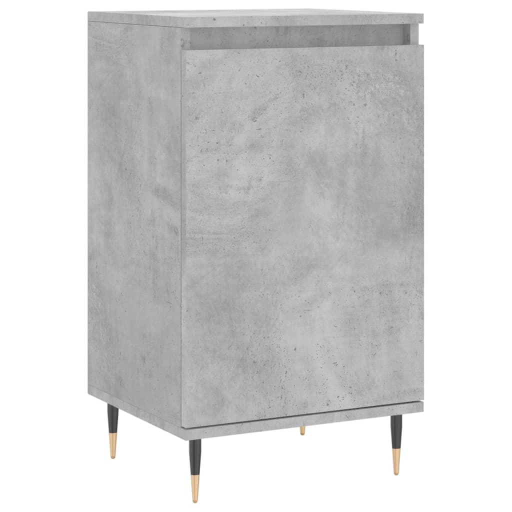 vidaXL Ντουλάπια 2 τεμ. Γκρι Σκυροδ. 40x35x70 εκ. Επεξεργασμένο Ξύλο