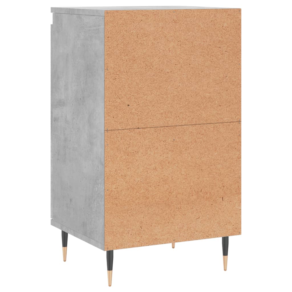 vidaXL Ντουλάπια 2 τεμ. Γκρι Σκυροδ. 40x35x70 εκ. Επεξεργασμένο Ξύλο