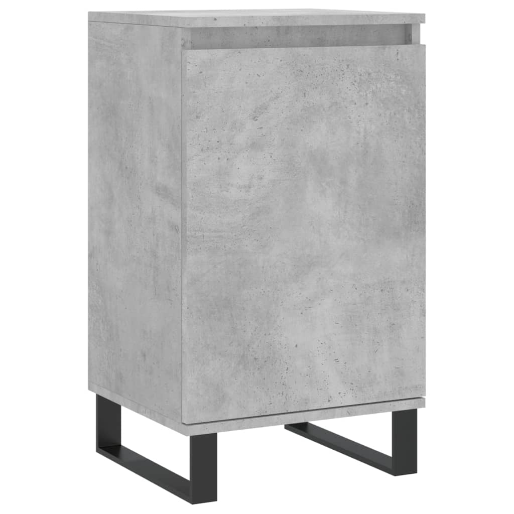 vidaXL Ντουλάπια 2 τεμ. Γκρι Σκυροδ. 40x35x70 εκ. Επεξεργασμένο Ξύλο
