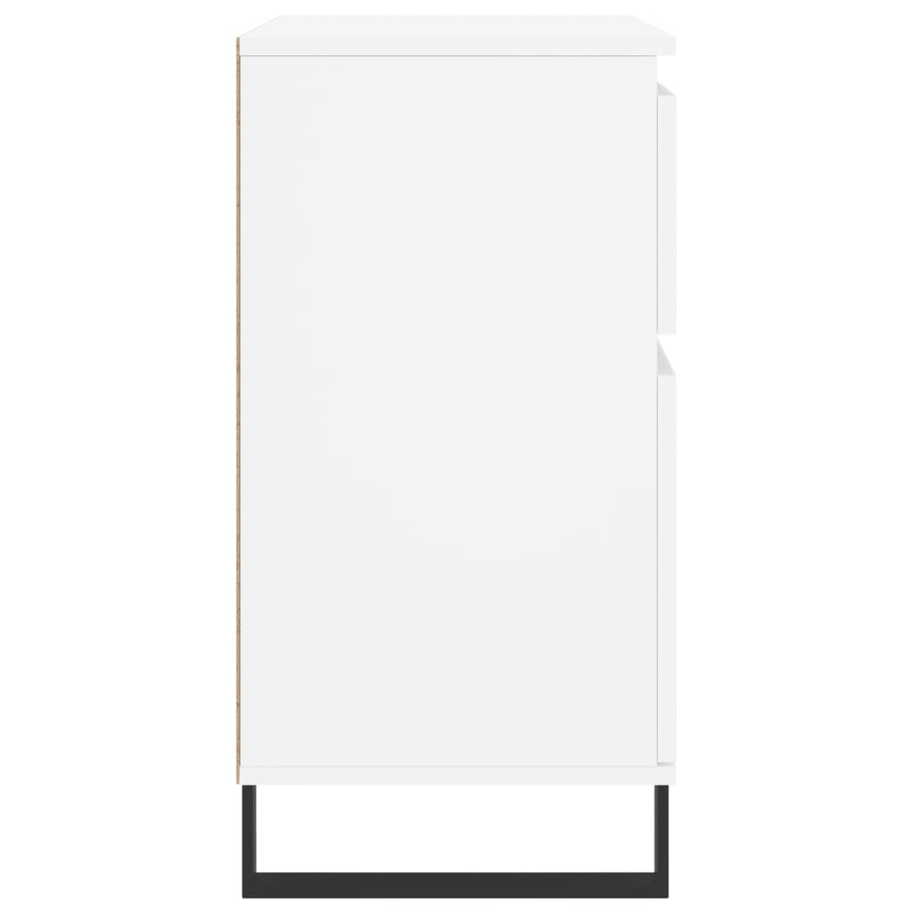 vidaXL Συρταριέρα Λευκή 60 x 35 x 70 εκ. από Επεξεργασμένο Ξύλο