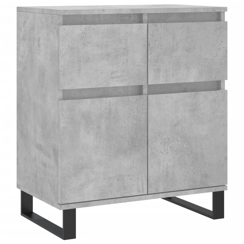 vidaXL Ντουλάπι Γκρι Σκυροδέματος 60x35x70 εκ. Επεξεργασμένο Ξύλο